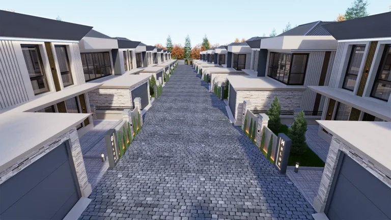 Vadi Villa - Cephe Render - 5