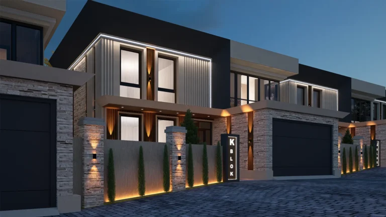 Vadi Villa - Cephe Render - 9