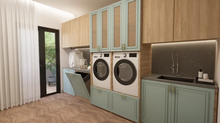 Vadi Villa - İç Mekan Render - Çamaşır Odası
