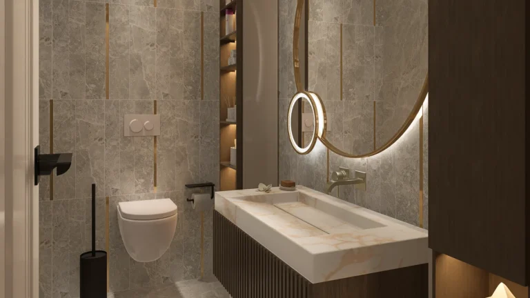 Vadi Villa - İç Mekan Render - Ebeveyn Banyo 2