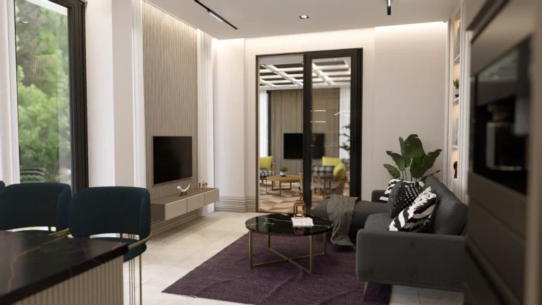 Vadi Villa - İç Mekan Render - Mutfak 3