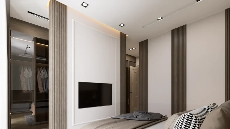 Vadi Villa - İç Mekan Render - Yatak Odası 2